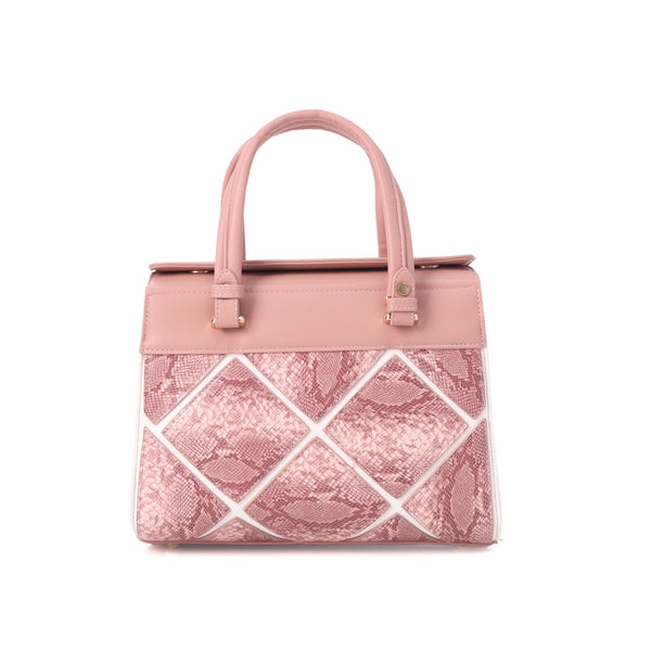 Pink Croco Chic Secure Bag