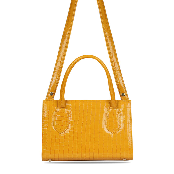Mustard Shiny Craft Bag