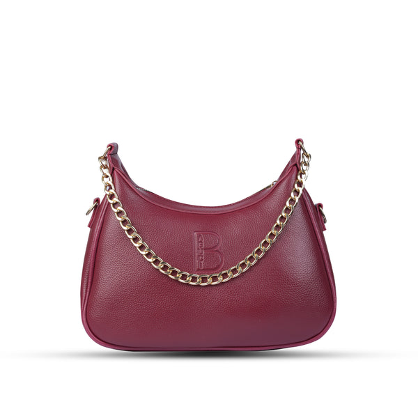 Burgundy Baguci Signature Bag