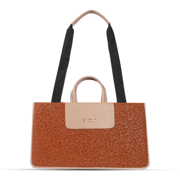 Horse Brown Marble Bag