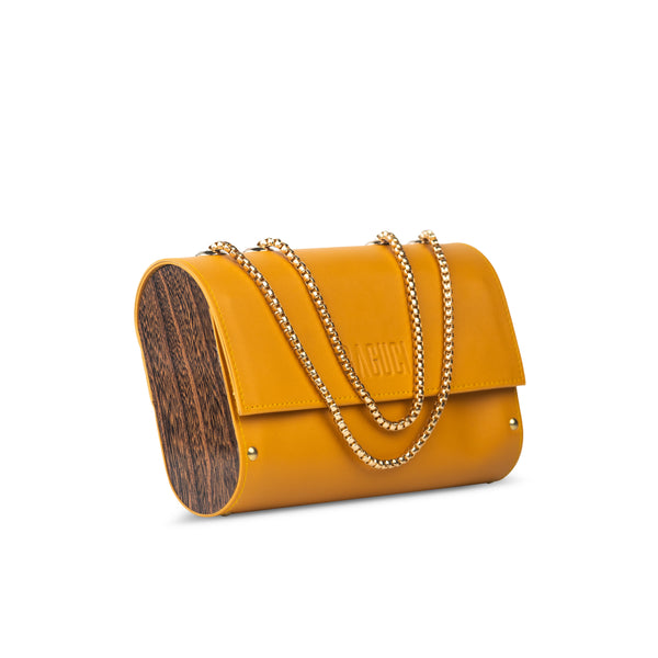 Mustard Wooden Bag