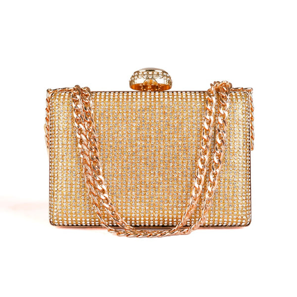 Golden Bridal Small Clutch