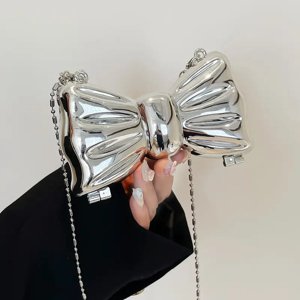Silver Bow Clutch