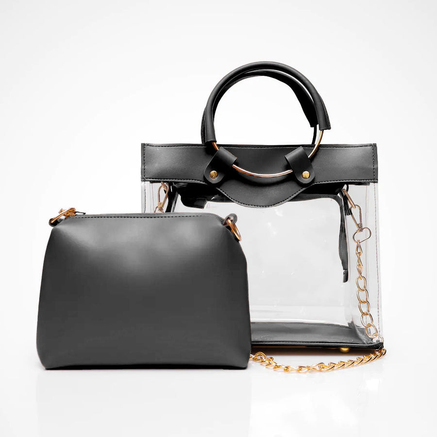 Black Transparent Bag