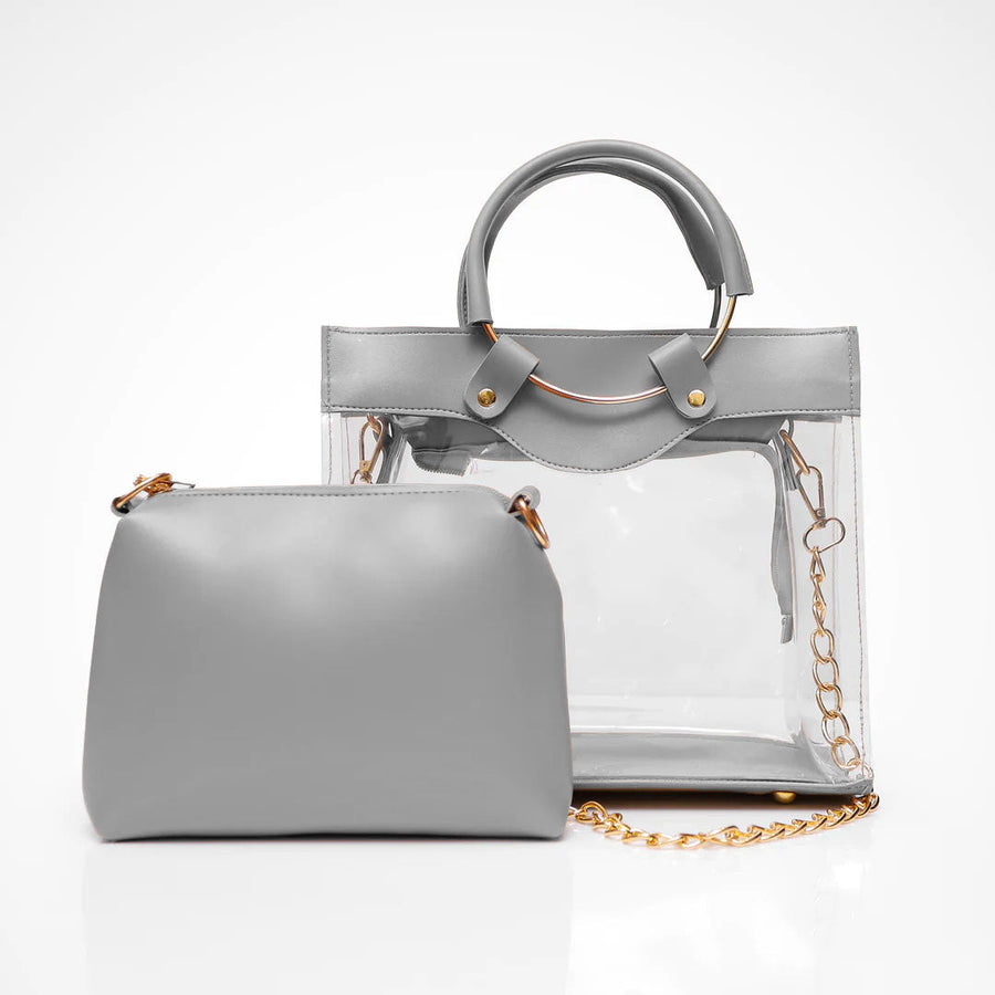 Gray Transparent Bag