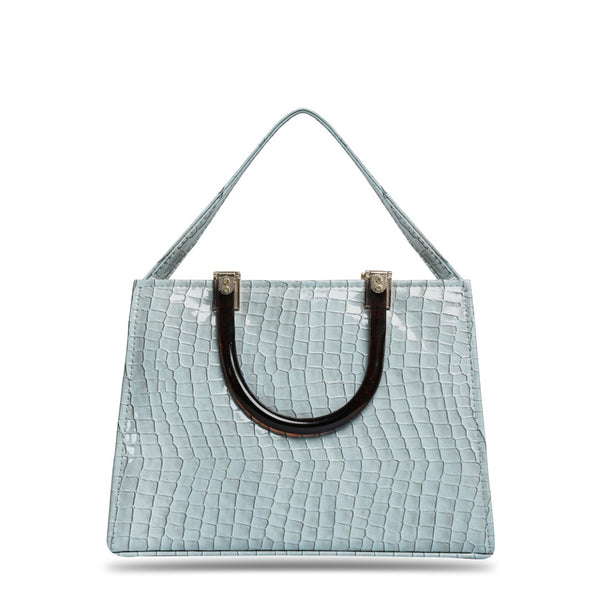 Light Turquoise Candy Bag With Acrylic Handle